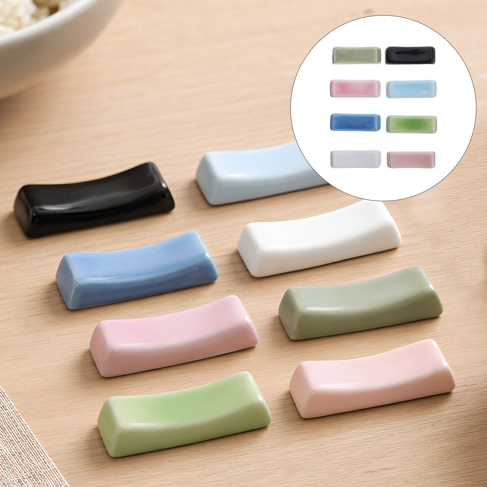 8Pcs Ceramic Chopstick Rest Pi - Chopstick Rest Ceramic ulasan dan harga