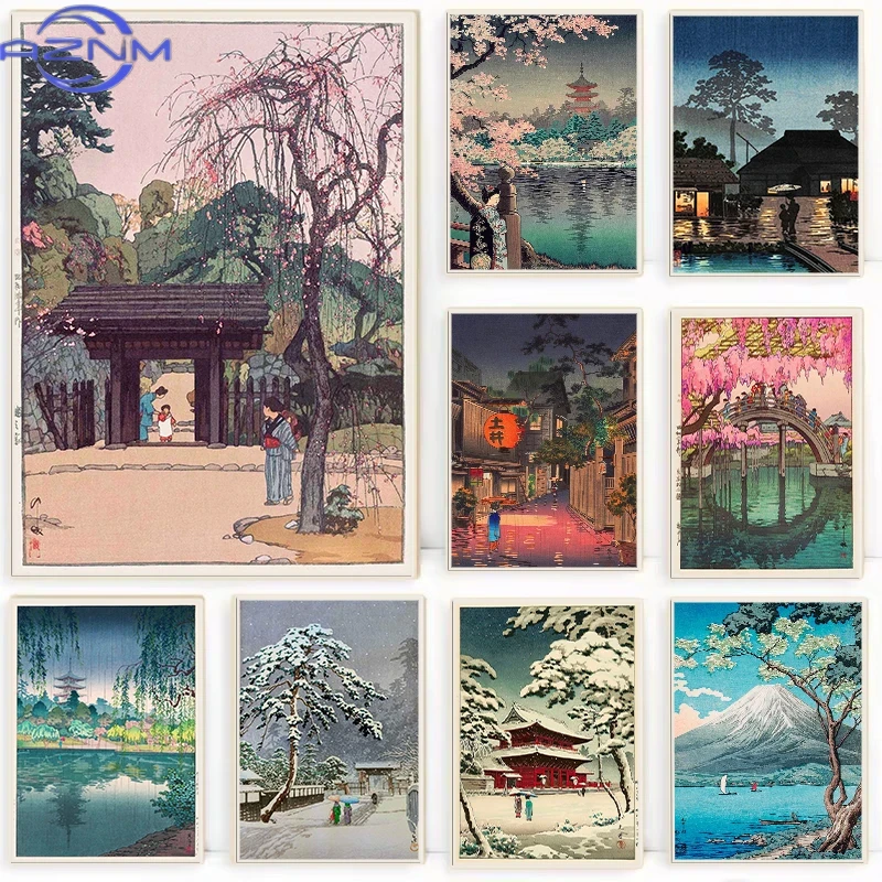 AZNM Retro Ukiyo-e Traditional - Japanese Tokyo Lifestyle ulasan dan harga