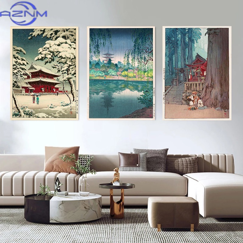 AZNM Retro Ukiyo-e Traditional - Japanese Tokyo Lifestyle ulasan dan harga