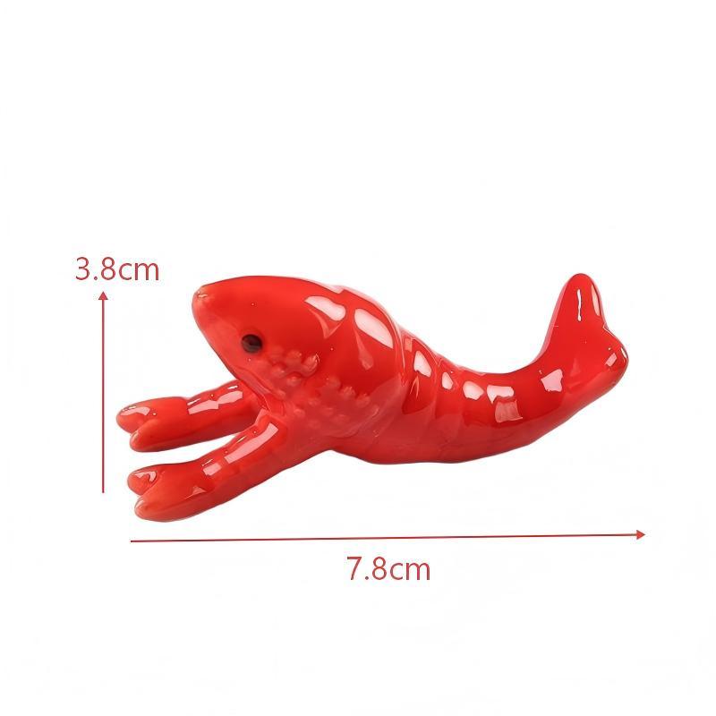 Durable Ceramic Crayfish Shape - Chopstick Rest Ceramic ulasan dan harga