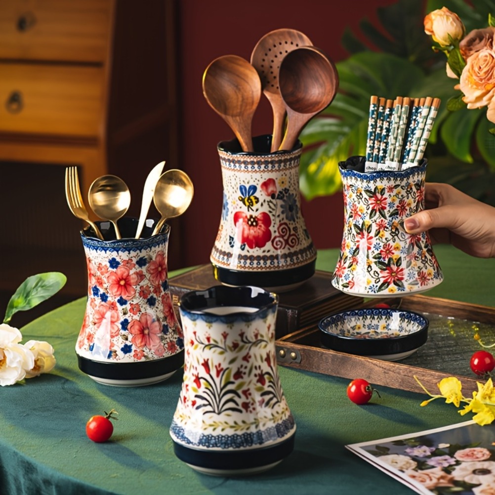 Polish Style Spoon and Chopsti - Chopstick Rest Ceramic ulasan dan harga