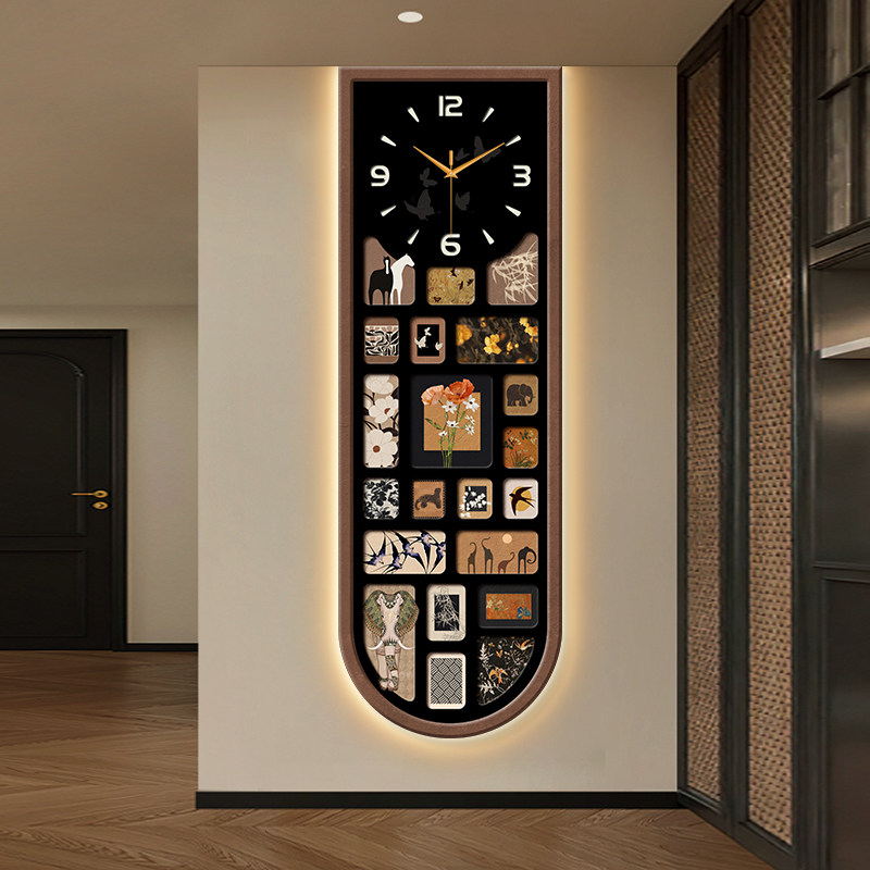 Vertical Security Wall Clock U - Japanese Living Lifestyle ulasan dan harga