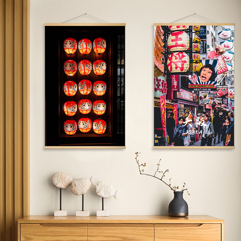 Japanese street scene hanging  - Japanese Tokyo Lifestyle ulasan dan harga
