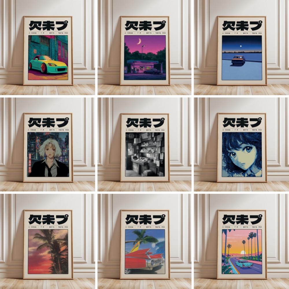 Retro Japanese Vaporwave Tokyo - Japanese Tokyo Lifestyle ulasan dan harga
