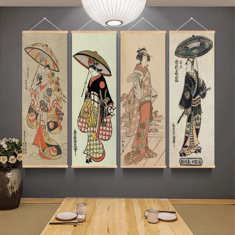 Anime Wall Scroll Poster Vinta - Japanese Lifestyle Anime ulasan dan harga