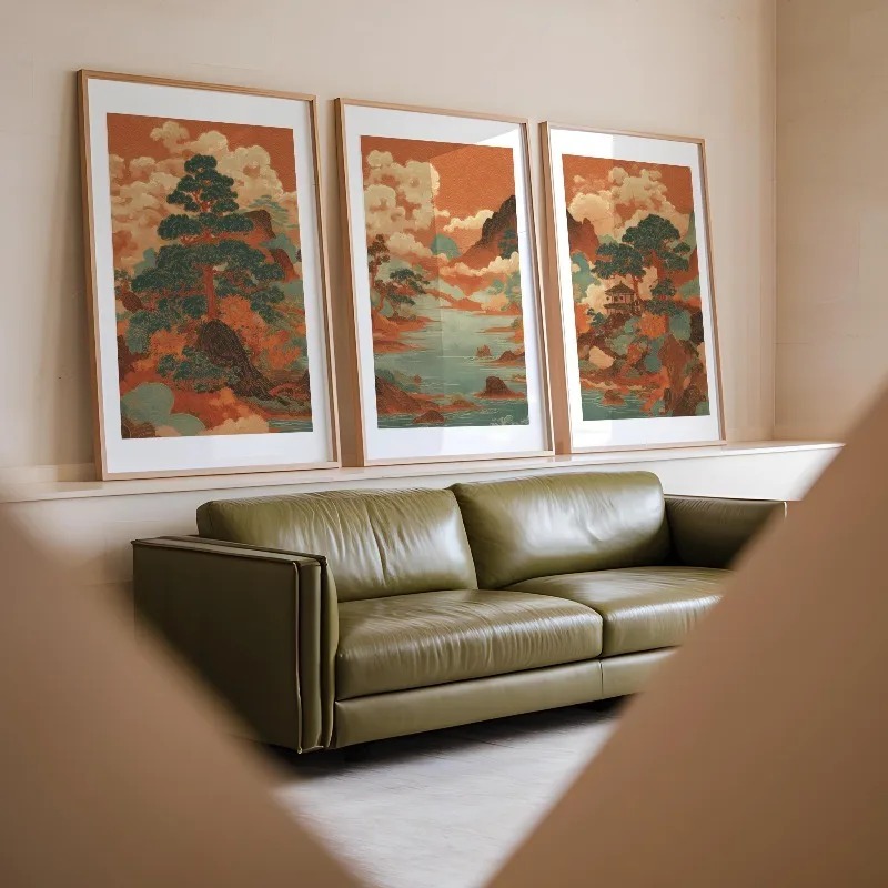 3Pcs Vintage Japanese Ukiyo-e  - Japanese Living Lifestyle ulasan dan harga