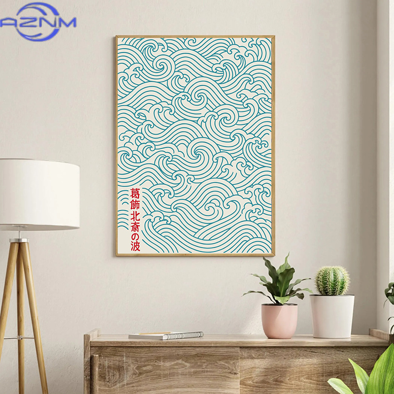 AZNM Japanese Waves Hokusai Po - Japanese Tokyo Lifestyle ulasan dan harga