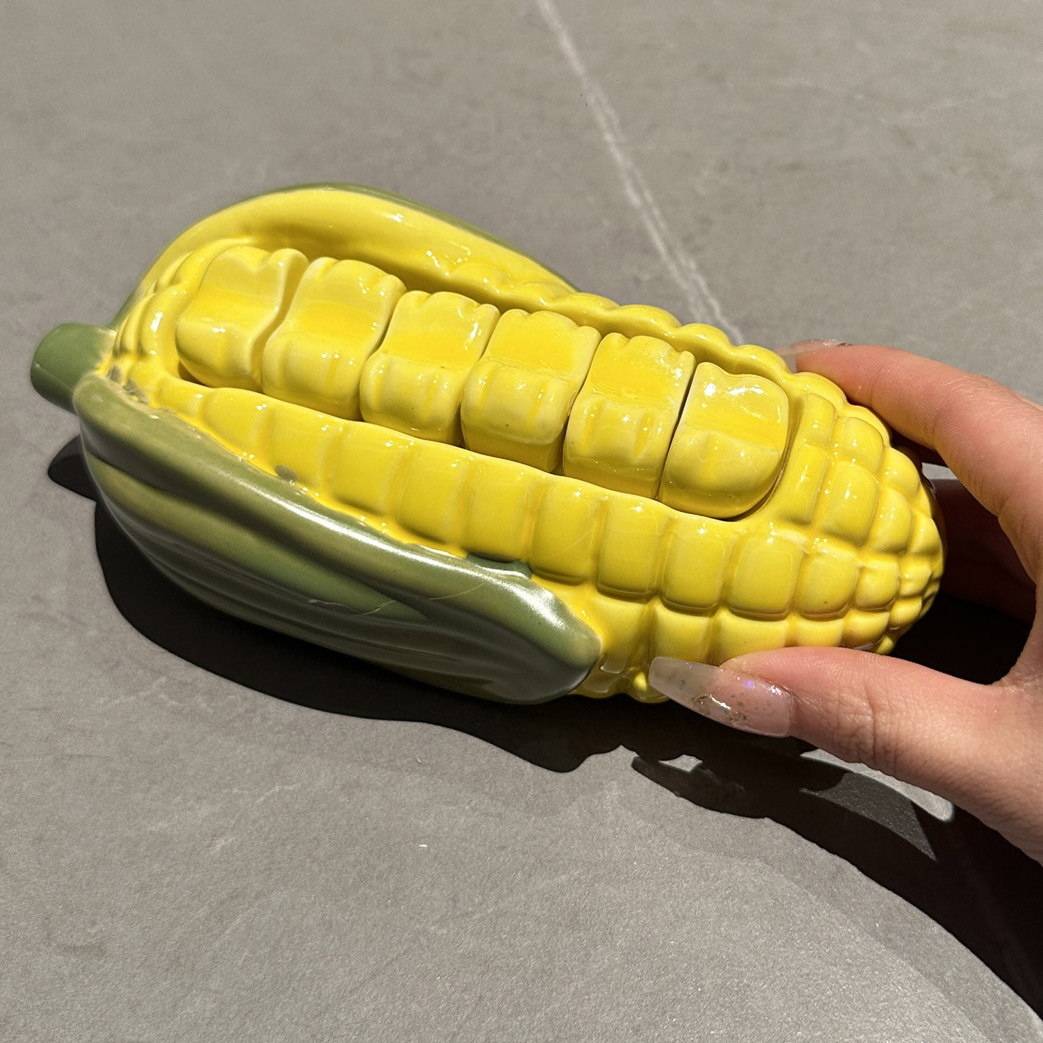 Cute Corn-Shaped Ceramic Chops - Chopstick Rest Ceramic ulasan dan harga