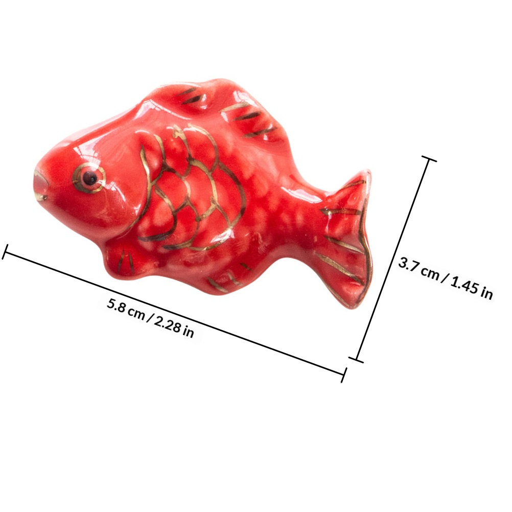 2Pcs Red Shape Ceramic Chopsti - Chopstick Rest Ceramic ulasan dan harga