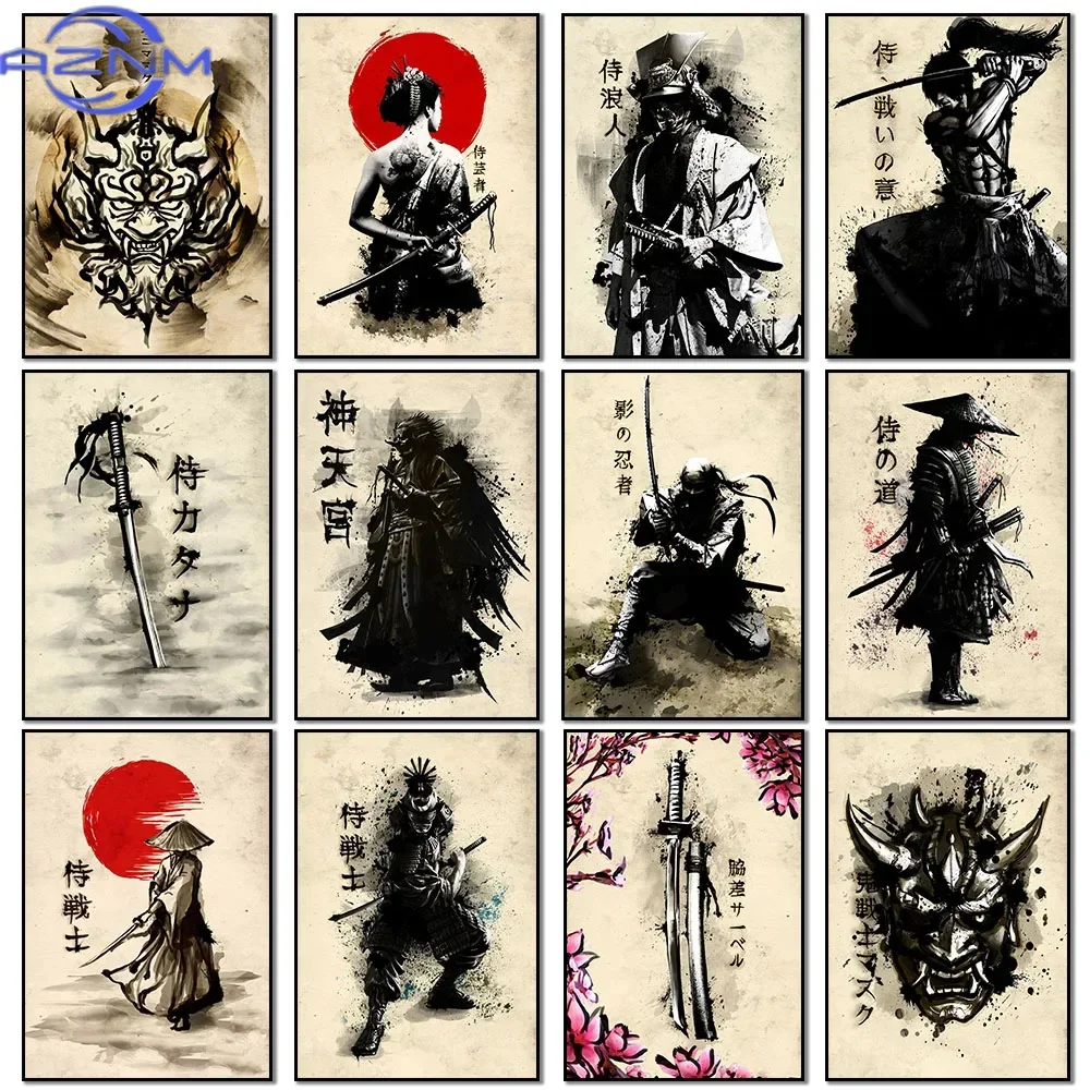 AZNM Canvas Painting Japanese  - Japanese Living Lifestyle ulasan dan harga