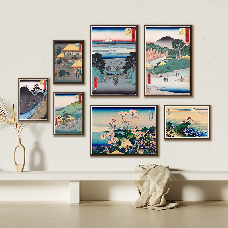 Japanese Prints Wall Art Canva - Japanese Traditional Lifestyle ulasan dan harga