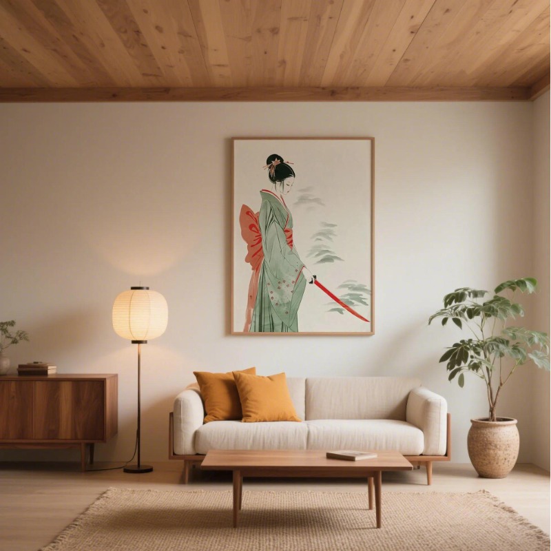 Mount Fuji & Crane Japanese Wa - Japanese Traditional Lifestyle ulasan dan harga