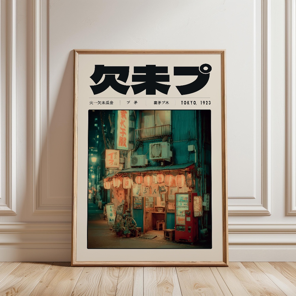 Japanese Retro Vaporwave Poste - Japanese Tokyo Lifestyle ulasan dan harga