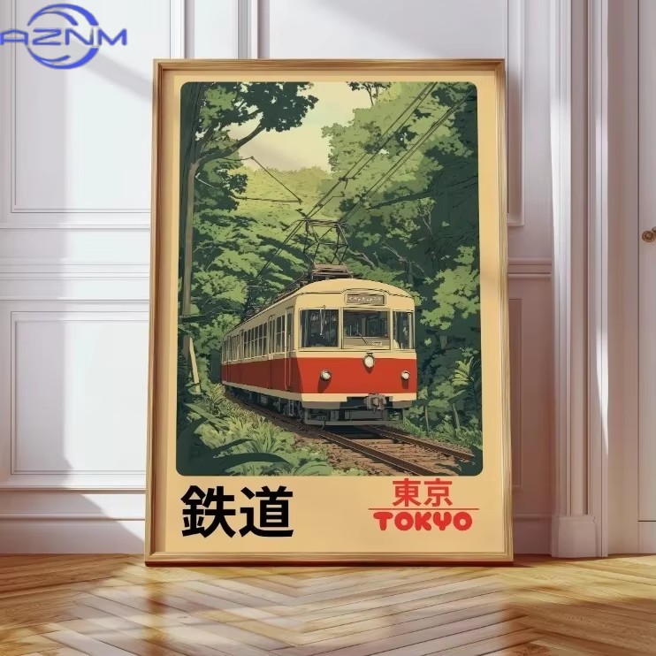 AZNM AZNM Retro Japanese Railw - Japanese Tokyo Lifestyle ulasan dan harga