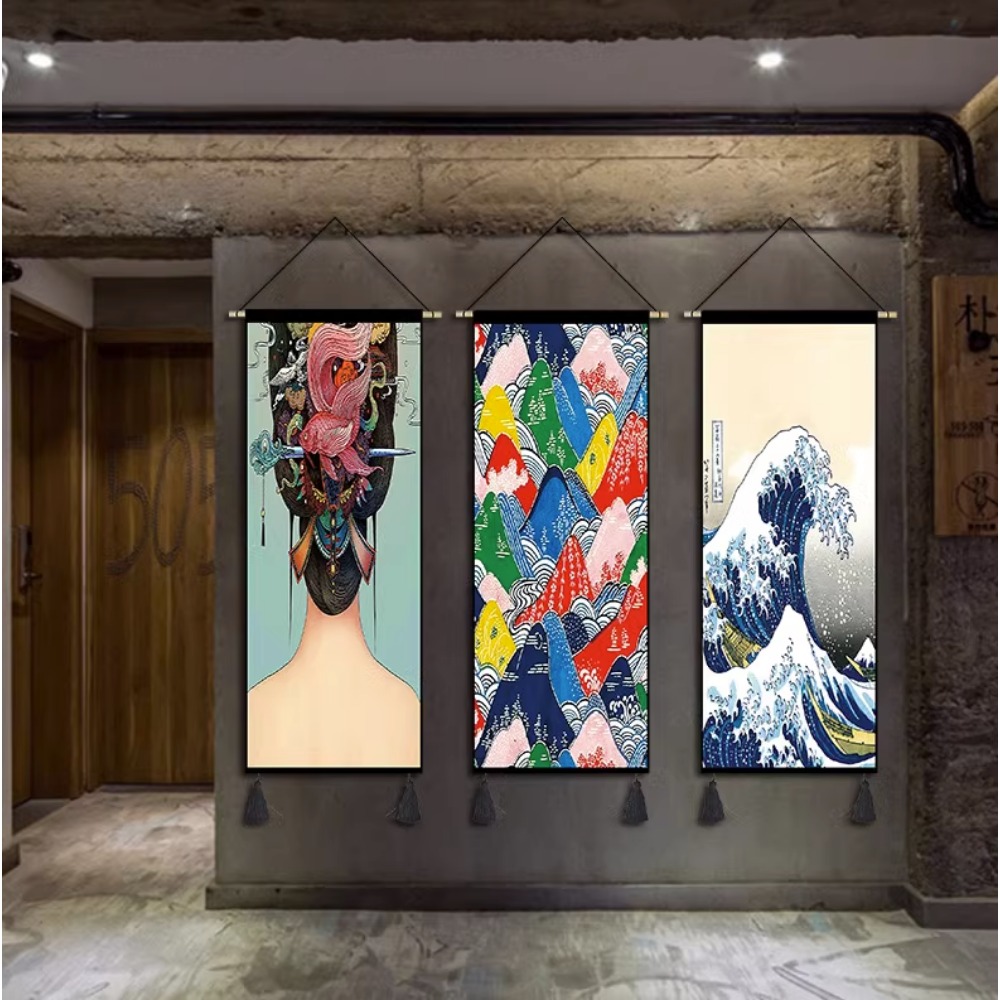 Japanese Style Hanging Picture - Japanese Living Lifestyle ulasan dan harga
